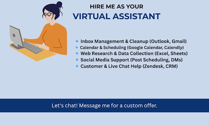be your virtual assistant for your ecommerce store