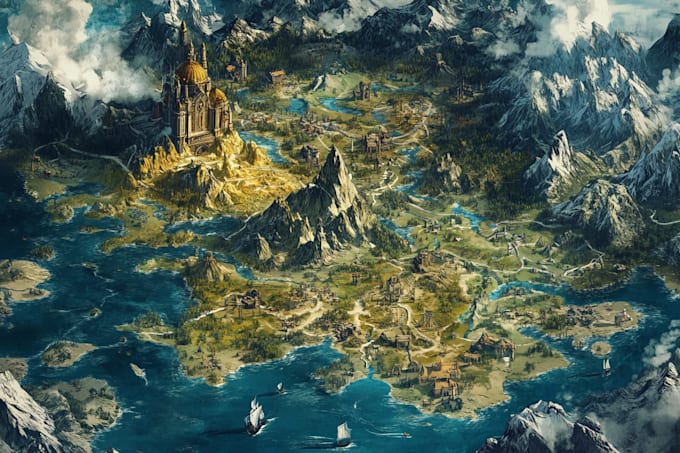 create your fantasy city map