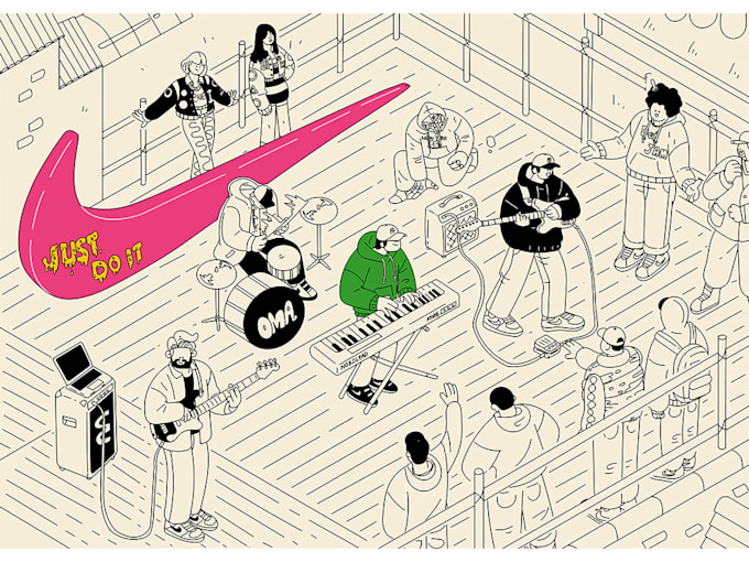 brand,key visual, illustration,art work