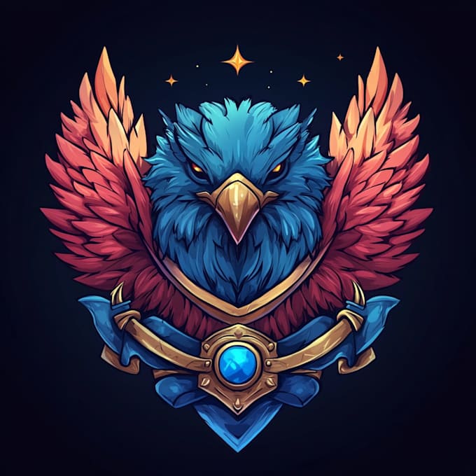 drawing a dnd, fantasy, sci fi, rpg logo