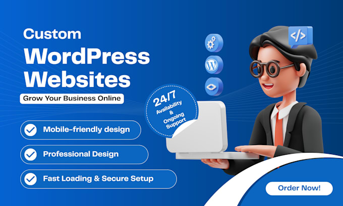 create wordpress website for your business growth
