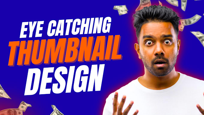design eye catchy youtube thumbnails