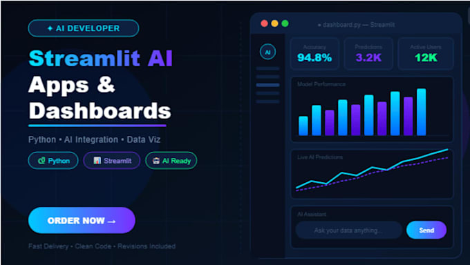 develop professional ai dashboards with python and streamlit