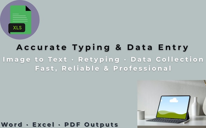 do fast data entry and typing work