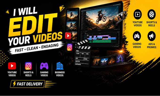 professionally edit your videos with over 5 years of experience