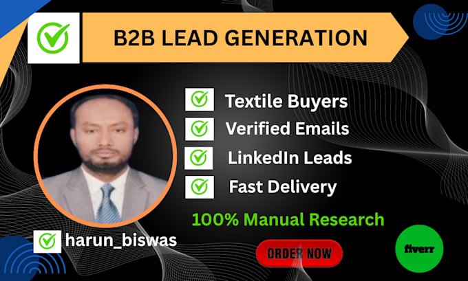 find textile and apparel buyers with verified email leads