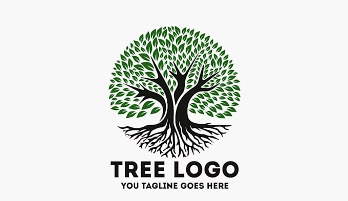 give creative tree logo design