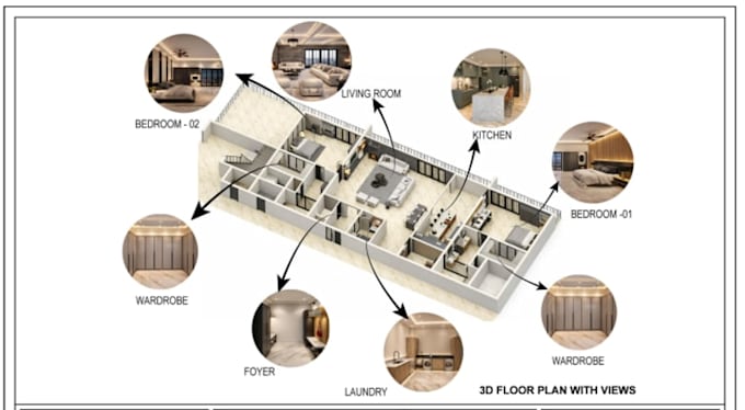 Create 2d floor plan, house plans and cad drawing in autocad by ...