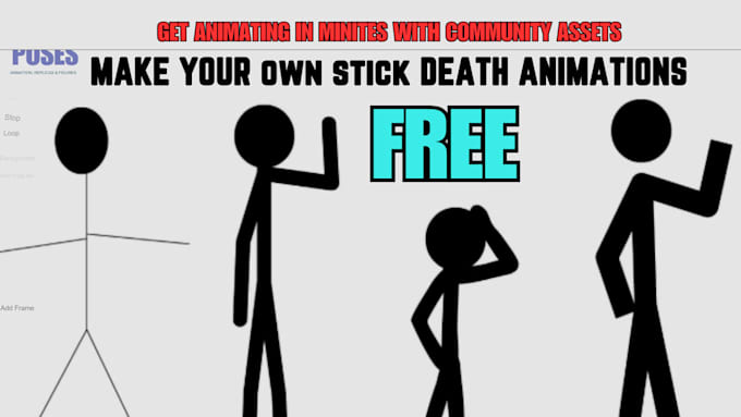make stick figure animation video for youtube