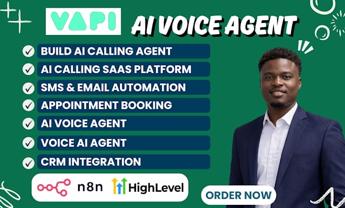 setup vapi ai calling agent, retell ai voice agent, gohighlevel n8n ai agent