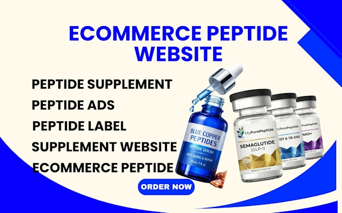 build fda compliant peptide website ecommerce peptide research peptide store