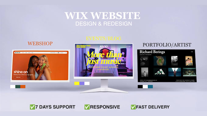 design wix website or wix studio website