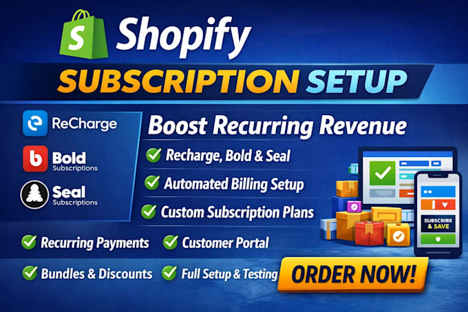 design shopify subscription recharge membership store vox