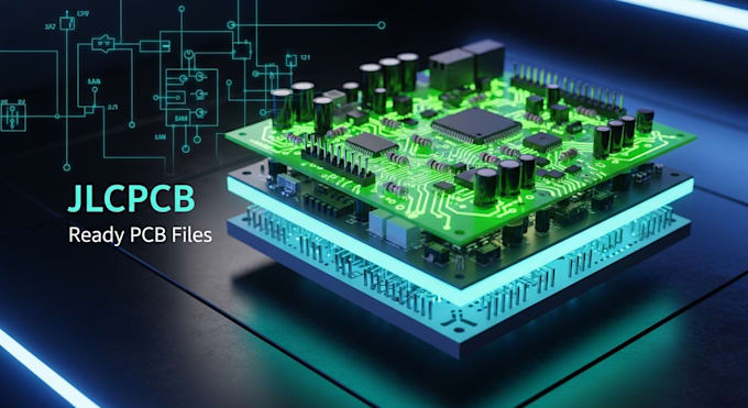 pcb layout gerber bom jlcpcb fabrication pcb design schematic board
