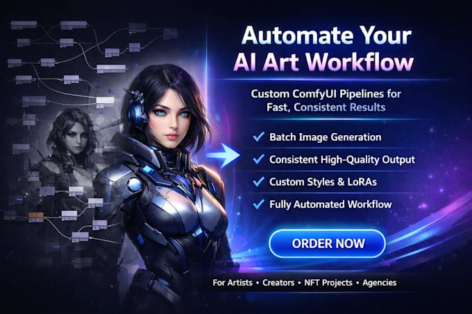 create efficient ai art automation workflows with comfyui