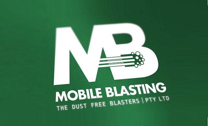 make environmentally friendly wet blasting business logo