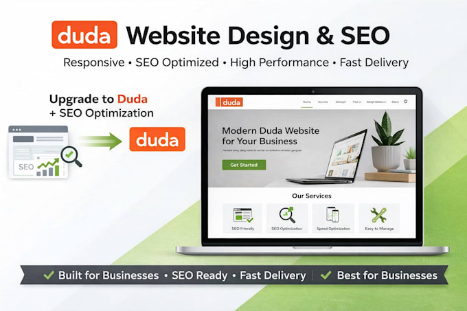 do duda website design, duda redesign, duda builder and duda seo expert