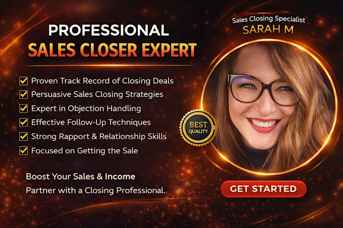 be sales closer lead generation expert sales rep