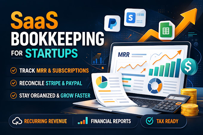 do saas bookkeeping for startups and subscription businesses