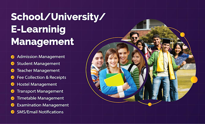 do school or university management app, elearning app
