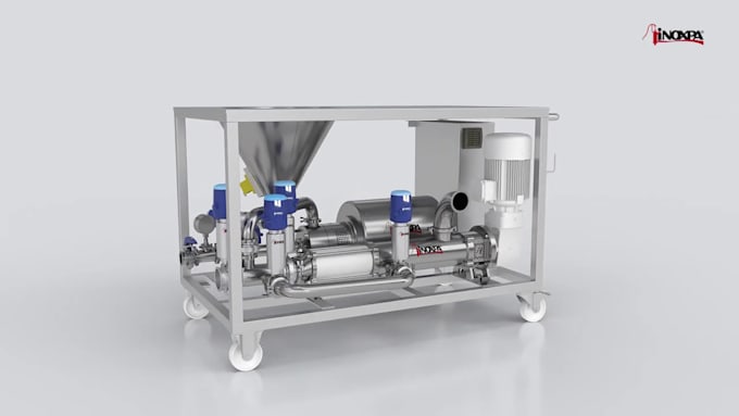 do 3d industrial animation mechanical visualization industrial equipment video
