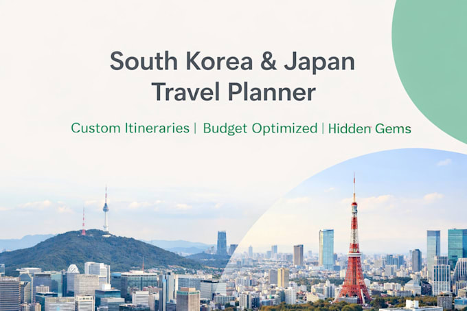 plan your korea or japan trip