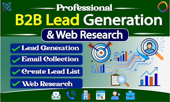 do b2b lead generation and web research