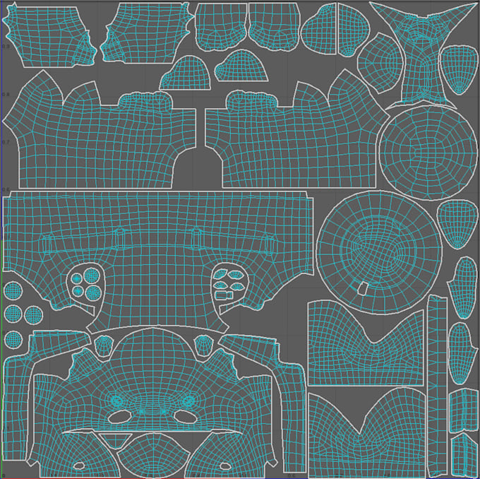 uv unwrap your 3d model