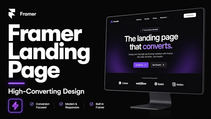 design framer website, framer landing page, figma to framer, framer developer