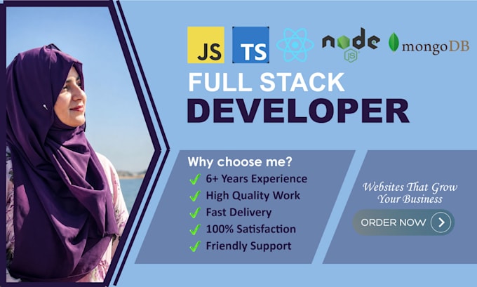 build responsive full stack frontend and backend website
