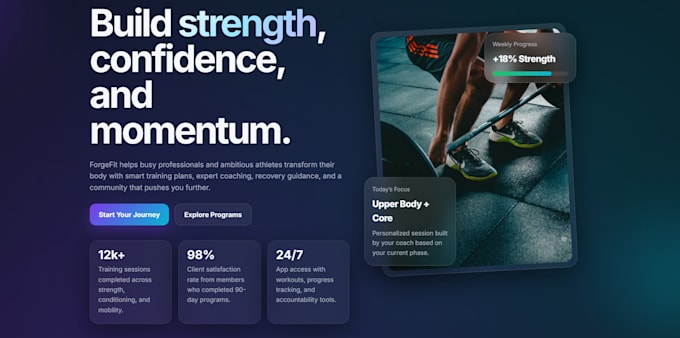 create a website for your needs