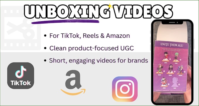 create unboxing and amazon product videos for brands