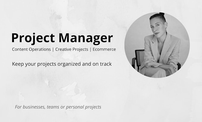 manage and coordinate your projects
