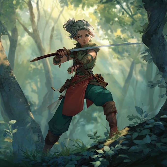 dnd character art and dnd character art