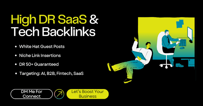 build high DR white hat backlinks for b2b saas and tech