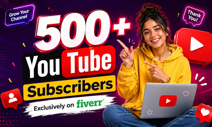 expand organically 500 youtube followers very high quality