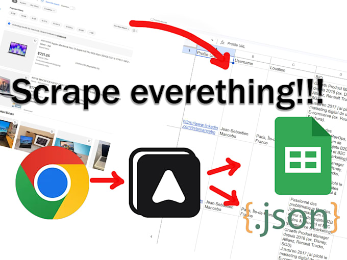 provide a proffessional google website scraping