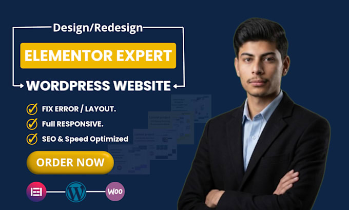 build or rebuild wordpress elementor website as an elementor expert