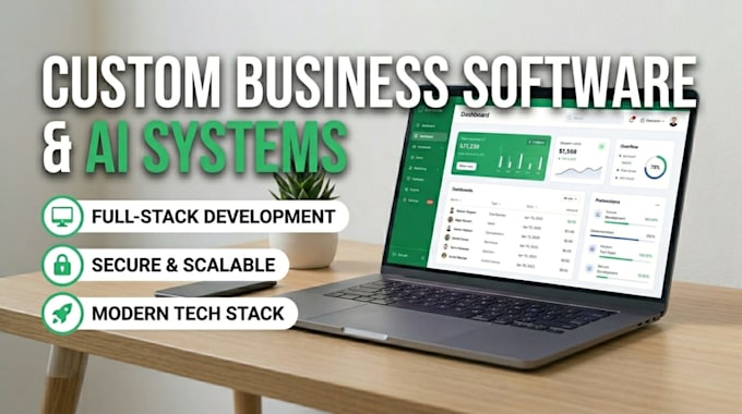 develop a custom web application or business software