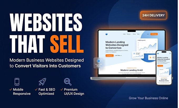 craft modern websites and landing pages to drive sales