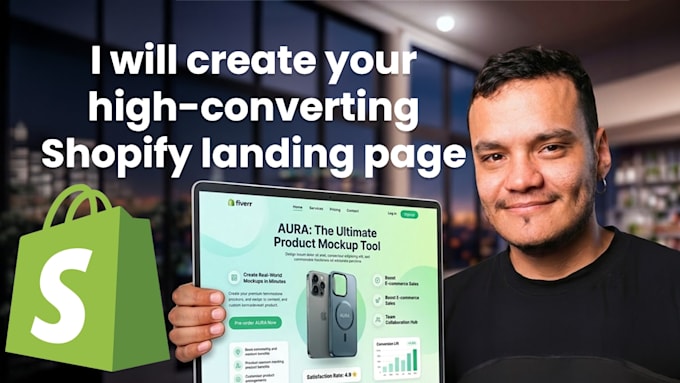 build a custom shopify product landing page