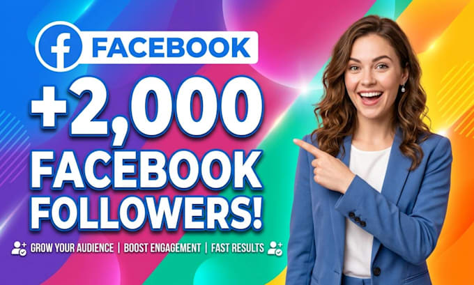 get 2000 facebook followers with non drop lifetime guarantee