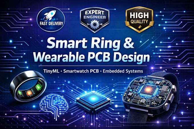 smart ring pcb design tinyml integration wearable pcb design for smartwatches