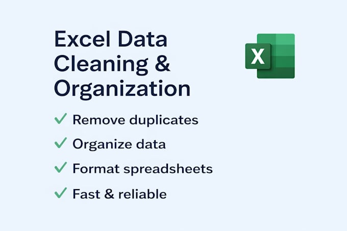 clean and organize your excel data professionally