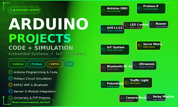 develop arduino projects with code and proteus simulation
