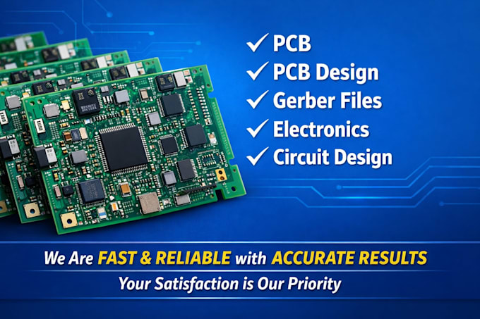 make pcb design, schematics and layouts