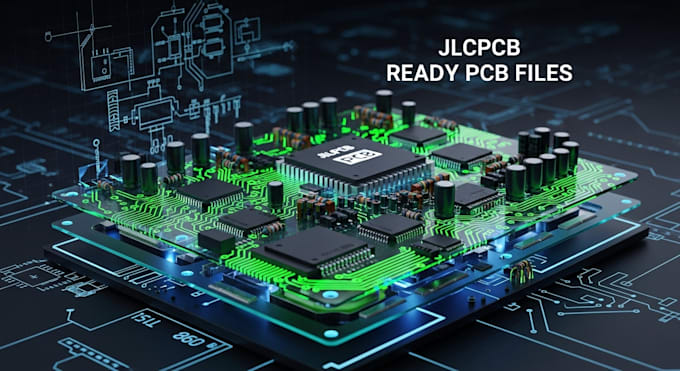 pcb layout gerber bom jlcpcb ready pcb manufacturing files schematic pcb
