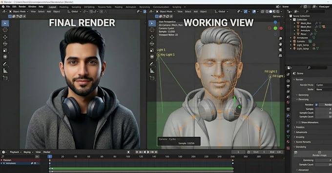 create professional 3d infrastructure visualizations and industrial videos