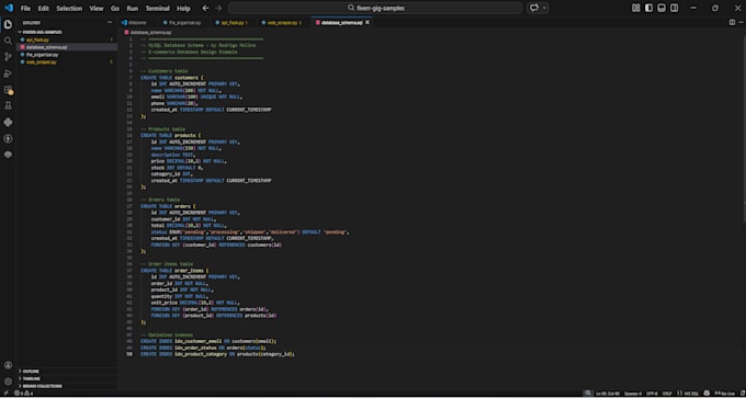 design and optimize your mysql database structure