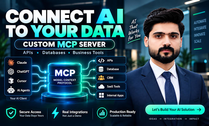 build a custom mcp server to connect ai agents to your apis and data